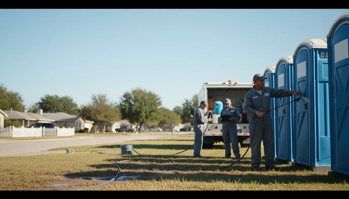 Long-Term Portable Toilet Rental in Streetman, TX near me